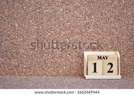 May 12, Empty gravel background. 