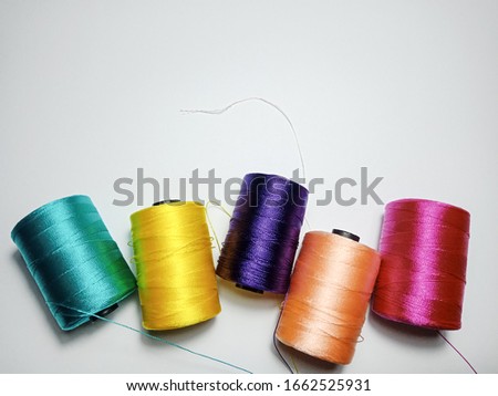 The yarn for sewing and crafting with beautiful color