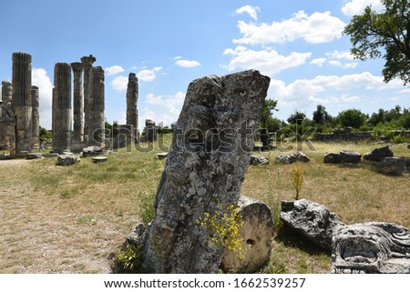 Ancient city Uzuncaburc and Olba in Mersin