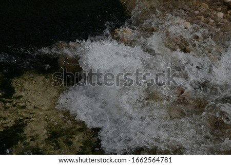 Waterfall, rapids in the "Rio Algar", near Altea, Alicante Province, Costa Blanca, Spain