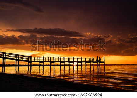 sunset on sanibel island florida