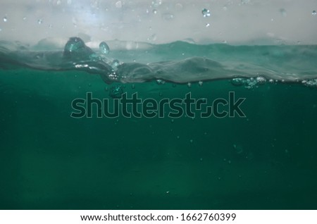 
Turbidity, clarity of water when air creates bubbles