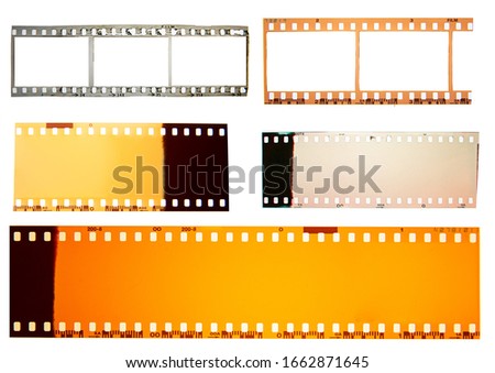 (35 mm.) film collections frame.With white space.film camera.	 Royalty-Free Stock Photo #1662871645
