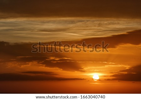 Cloudscape by sunset over Stara Zagora, Bulgaria