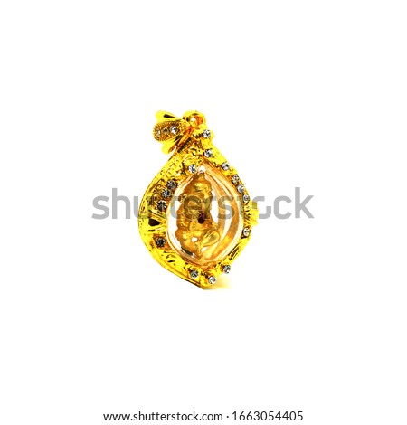 religious pendant small thai hindu ganesha buddha magic amulet image used as amulets pendant,thai amulet on white image background