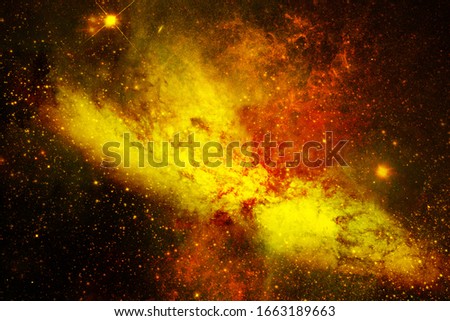 Galaxy thousands light years far away from Earth. Elements of this image furnished by NASA.