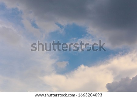 Cloud and sunlight daytime background