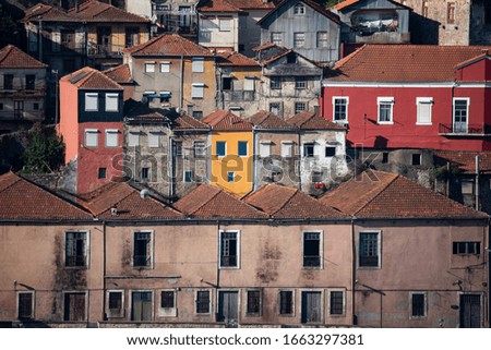 Old houses in the city. cityscape of Lisbon