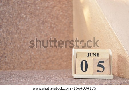 June 5, Empty gravel background. 