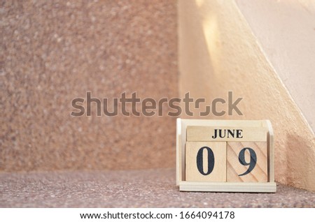 June 9, Empty gravel background. 