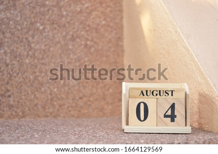 August 4, Empty gravel background. 