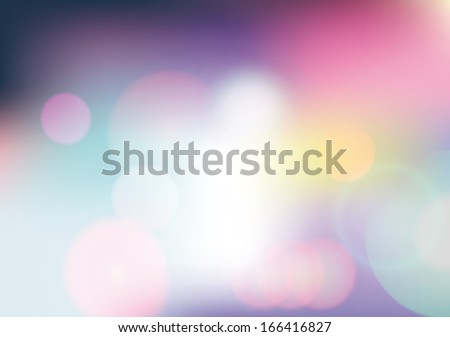 Abstract blurry bokeh background