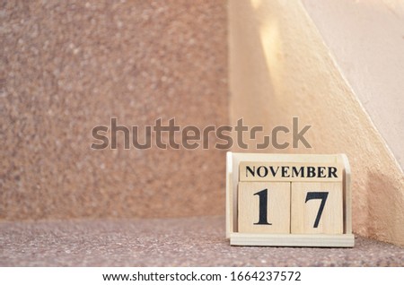 November 17, Empty gravel background. 