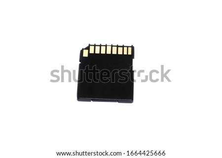 SD Card Adapter on White background