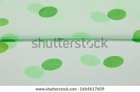 Texture Background, Green Polka Dots Patterned Silk Fabric
  Create fun customization and design. Create designs, postcards, posters and linings. Don't forget the photo for your fun projects!
