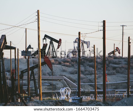 At the Midway-Sunset oil fields outside Bakersfield, crude oil is extracted from Monterey Shale.