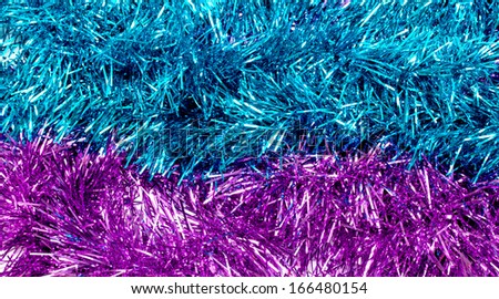 Christmas tinsel background