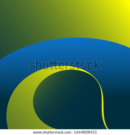 Abstract volumetric geometric background. curled lines in motion