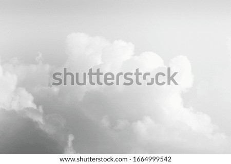 black grey sky with white cloud and clear abstract. Blackdrop for wallpaper backdrop background.
