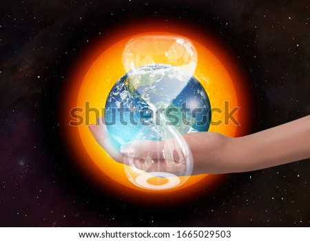 World Clock - The beginning of the end for the world - 
 The last time in the world "Elements of this image furnished by NASA."