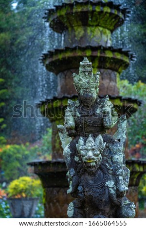 Traditional statue of Bali in Indonesia