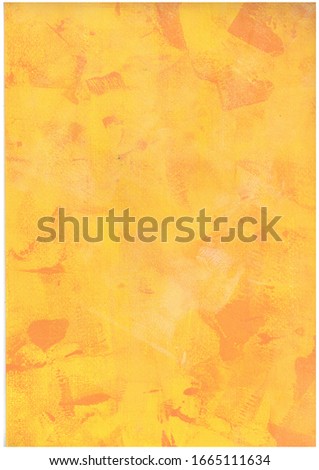 orange hand drawn watercolor background  Royalty-Free Stock Photo #1665111634