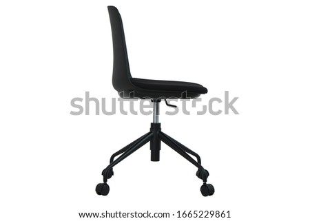 office chair with isolated white background