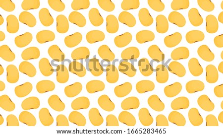 Soybean vector. soybean pattern vector. soybean on white background. wallpaper.