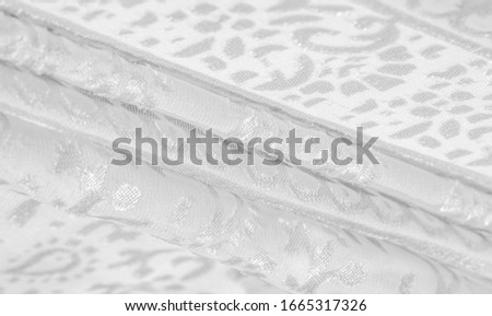 Texture of the picture, collection, silk fabric, women's scarf, lavender white pastel on a white background,