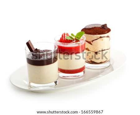 Desserts - Panna Cotta Royalty-Free Stock Photo #166559867