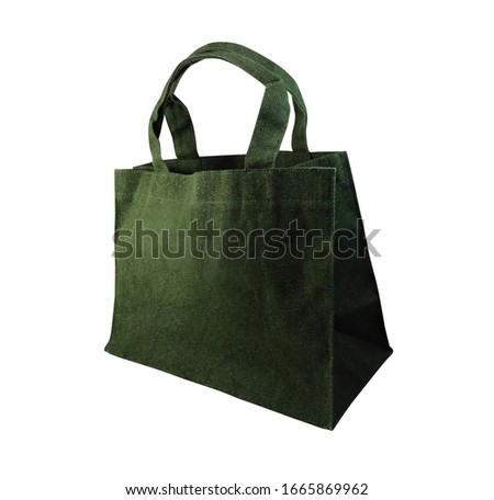 Cloth Bag Isolated On White Background