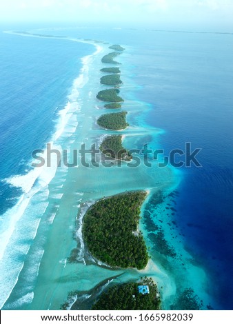 Bikendrik island resort in Majuro, Marshall islands Royalty-Free Stock Photo #1665982039