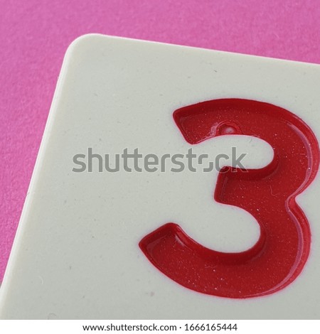 colorful number cubes on the table