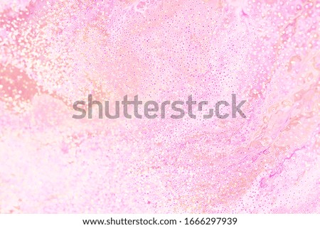 Abstract picture, beautiful pattern with pink or gold tones And sparkling