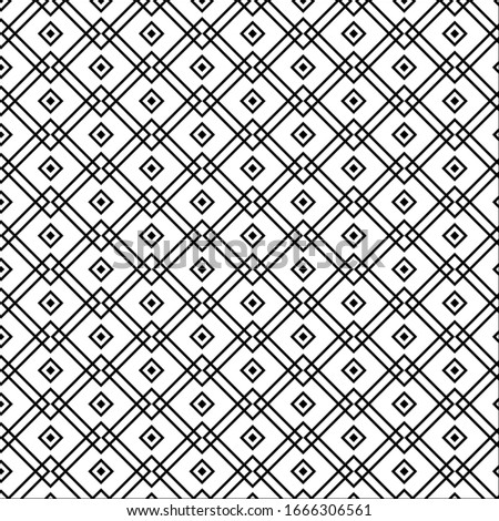 Vector seamless pattern. Geometric structure. Repeating diamond pattern.
