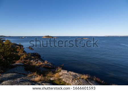 View from the Koster island on the sea