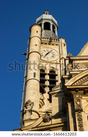 A church in Paris, France.