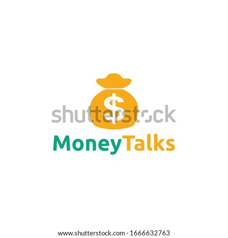 Money Talks Logo and savings, also business