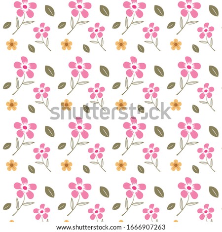 Flowers & Leaf pattern (Floral pattern)