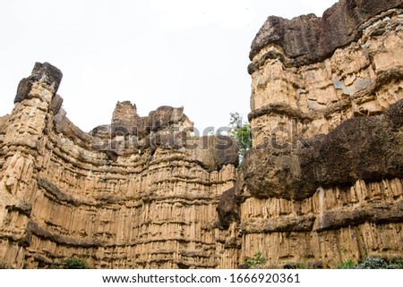canyon in Maewang national park of Chiangmai Thailand