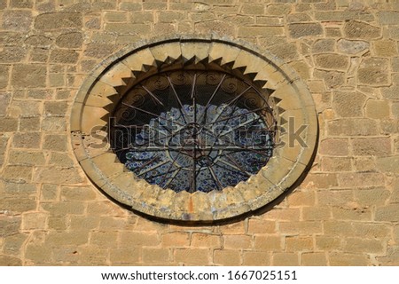 rose window, Renaissance creation in a stone wall of a Catholic church
