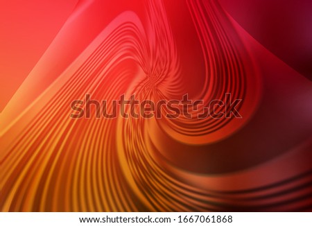Dark Red, Yellow vector glossy abstract background. An elegant bright illustration with gradient. Elegant background for a brand book.
