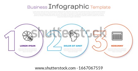 Set line Equation solution, Test or exam sheet and Chalkboard. Business infographic template. Vector