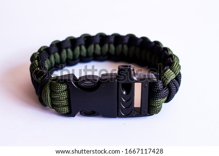 Paracord 505 Cobra Weave with loop and whistle included