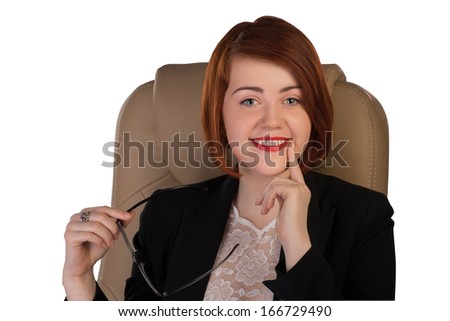 ?onsultant girl Royalty-Free Stock Photo #166729490