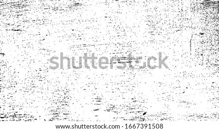 Rough black and white texture vector. Distressed overlay texture. Grunge background. Abstract textured effect. Vector Illustration. Black isolated on white background. EPS10.