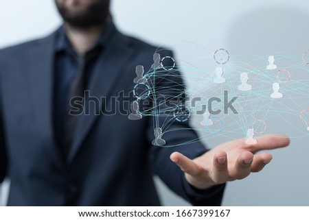 group of network people - Business and contact