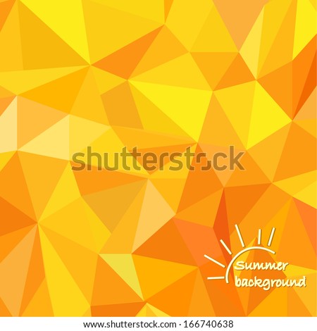 Abstract Triangle Geometrical Multicolored Background, Vector Illustration EPS10
