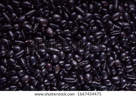 fresh organic natural beans on a white background