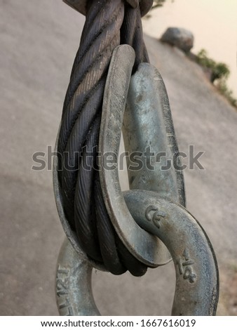 wire rope and industrial hook